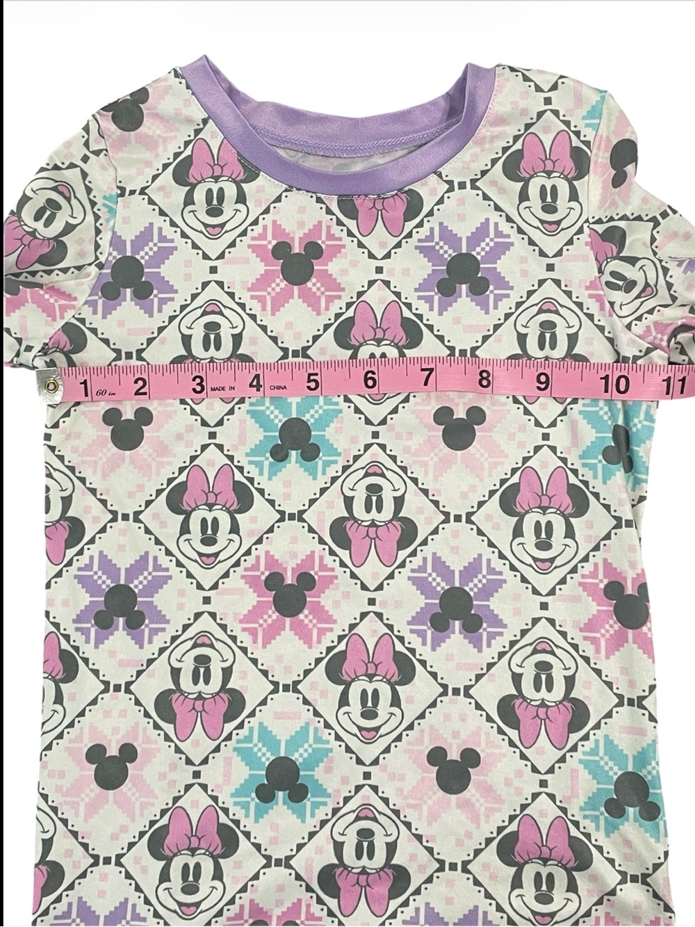 Cuddl Duds Minnie Mouse Layering Set in Pink, Purple & Teal - Picture 6 of 9